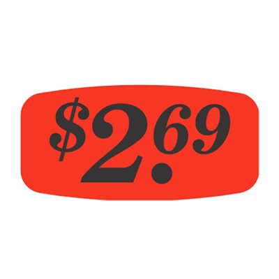 $2.69 Label