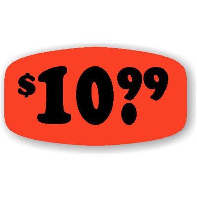 $10.99 Label