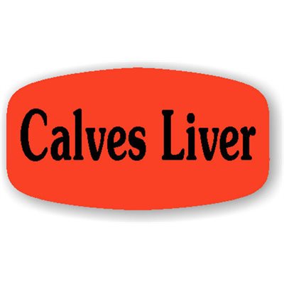 Calves Liver Label