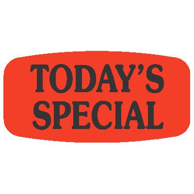 Today's Special Label