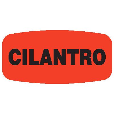 Cilantro Label
