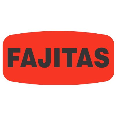 Fajitas Label