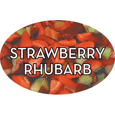 Strawberry Rhubarb Label
