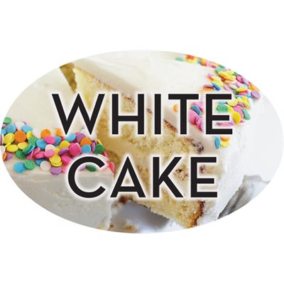 White Cake Label