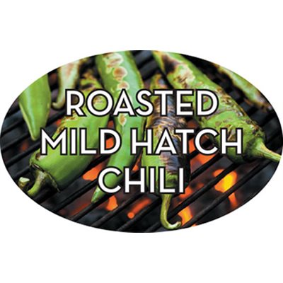 Roasted Mild Hatch Chili Label