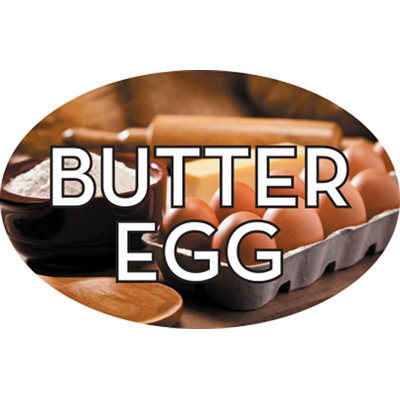 Butter Egg Label
