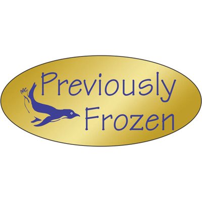 Previously Frozen Label