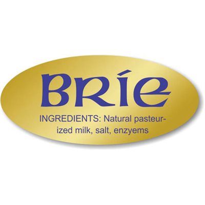 Brie w/ ing Label