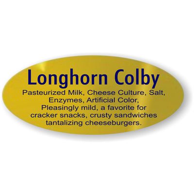 Longhorn Colby w/ ing Label