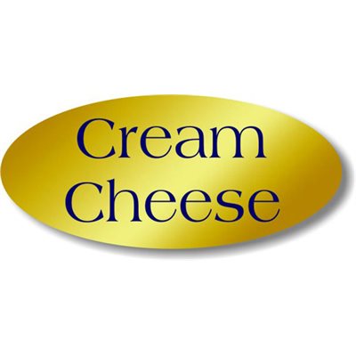 Cream Cheese Label