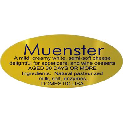 Muenster w/ ing Label