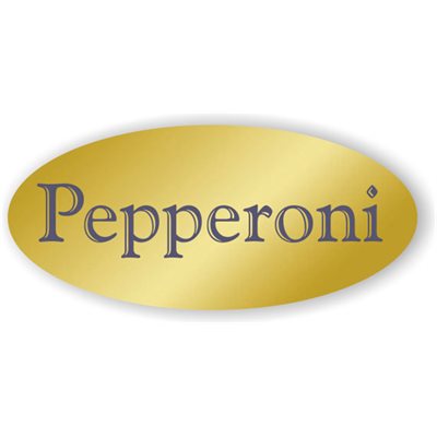 Pepperoni Label
