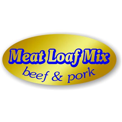 Meat Loaf Mix Beef & Pork Label