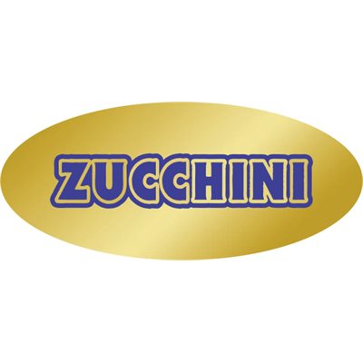 Zucchini Label