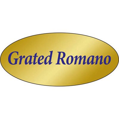 Grated Romano Label