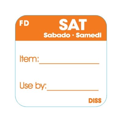 Sat Sabado Samedi Label