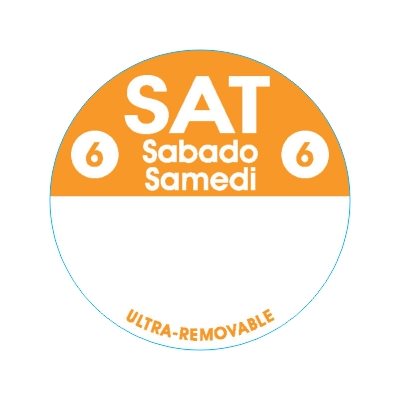 Sat 6 Sabado / Samedi Label