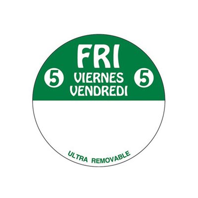 Fri 5 Viernes VendRedi Label
