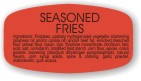 Seasoned Fries w/ing Label | Roll of 1,000