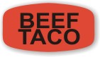 Beef Taco Label | Roll of 1,000