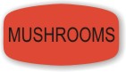 Mushrooms Label | Roll of 1,000