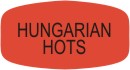 Hungarian Hots Label | Roll of 1,000