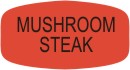 Mushroom Steak Label | Roll of 1,000