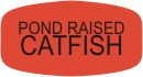 Pond Raised Catfish Label | Roll of 1,000