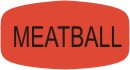 Meatball Label | Roll of 1,000