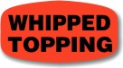 Whipped Topping Label | Roll of 1,000