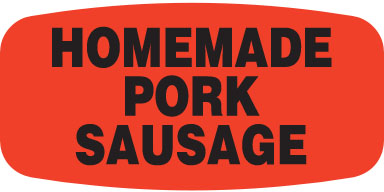 Homemade Pork Sausage Label | Roll of 1,000