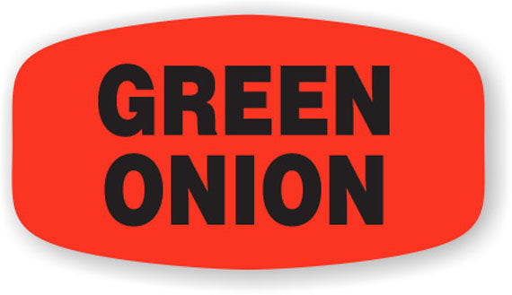Green Onion Label | Roll of 1,000