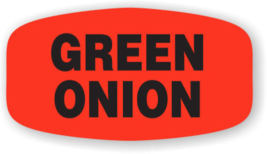 Green Onion Label | Roll of 1,000