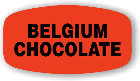 Belgium Chocolate Label | Roll of 1,000