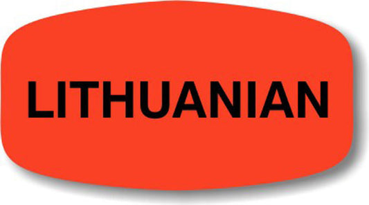 Lithuanian Label | Roll of 1,000