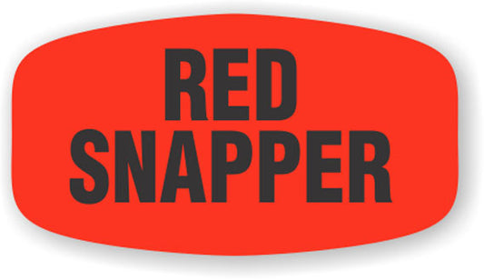 Red Snapper Label | Roll of 1,000