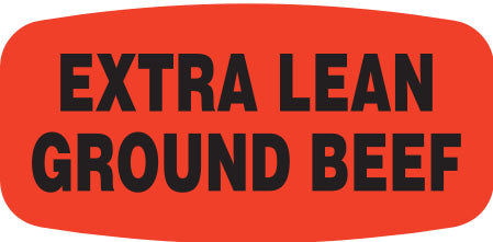 Extra Lean Ground Beef Label | Roll of 1,000