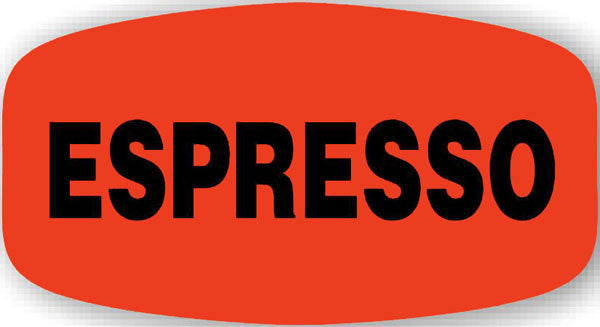 Espresso Label | Roll of 1,000
