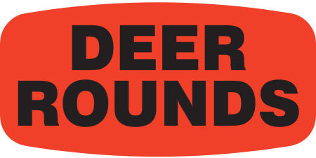Deer Rounds Label | Roll of 1,000