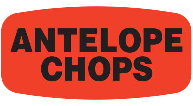 Antelope Chops Label | Roll of 1,000