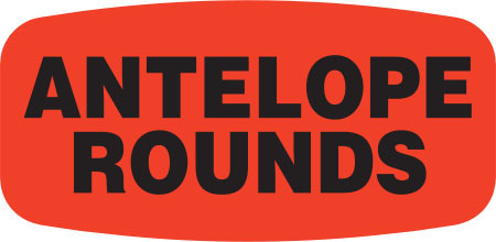 Antelope Rounds Label | Roll of 1,000