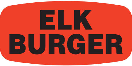 Elk Burger Label | Roll of 1,000
