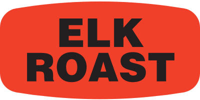 Elk Roast Label | Roll of 1,000