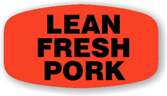Lean Fresh Pork Label | Roll of 1,000