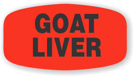 Goat Liver Label | Roll of 1,000