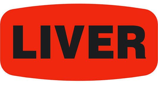 Liver Label | Roll of 1,000