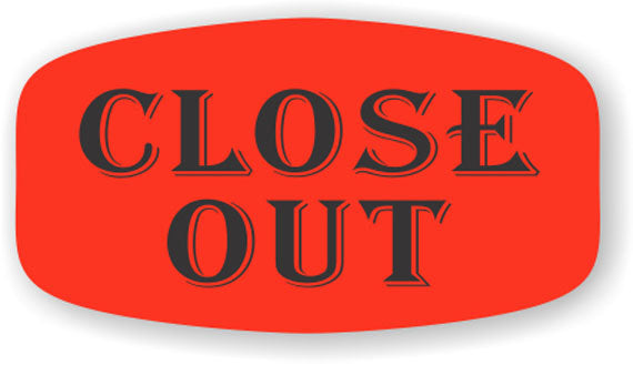 Close Out Label | Roll of 1,000