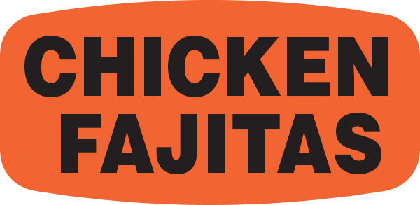 Chicken Fajitas Label | Roll of 1,000