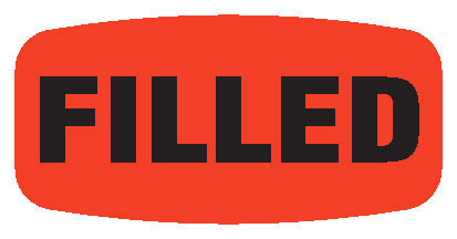 Filled Label | Roll of 1,000