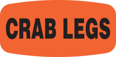 Crab Legs Label | Roll of 1,000